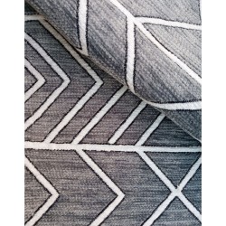 Tapis Romimex Gris Chenille 140 x 200 x 1 cm