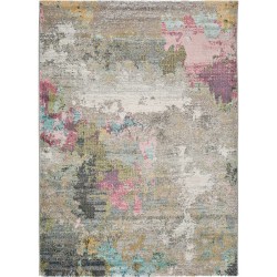 Tapis Romimex Beige Multicouleur Rose Vintage 80 x 150 x 2 cm