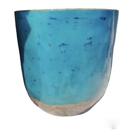 Cache-pot Romimex Bleu Ciment Fibre 80 x 80 x 80 cm