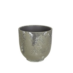 Planter Romimex Grey Ceramic 20 x 20 x 20 cm