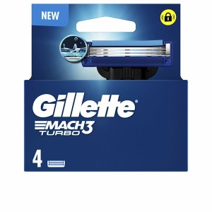 Shaving Razors Gillette MACH 3 TURBO (4 Units)