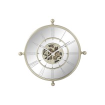 Wall Clock Home ESPRIT Champagne Iron Mirror 67 x 8 x 67 cm