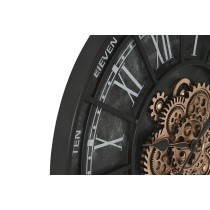 Wall Clock Home ESPRIT Black Iron 75 x 7 x 75 cm