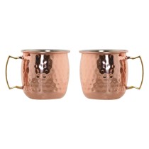 2 Piece Mug Set Home ESPRIT Golden 480 ml