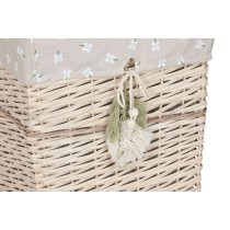 Set de basket Home ESPRIT Vert Beige Naturel osier 47 x 35 x 55 cm 5 Pièces