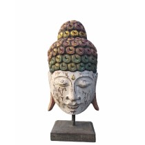 Figurine Décorative Romimex Beige Buda 20 x 50 x 10 cm