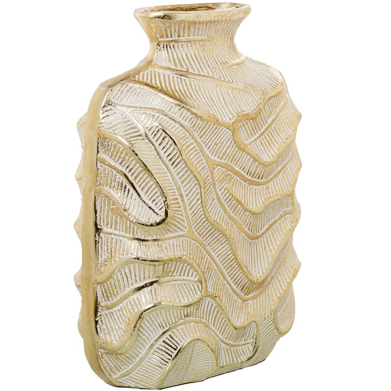 Vase Alexandra House Living Doré Aluminium 20 x 11 x 30 cm