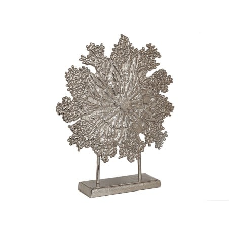 Decorative Figure Romimex Silver Aluminium 53 x 62 x 13 cm