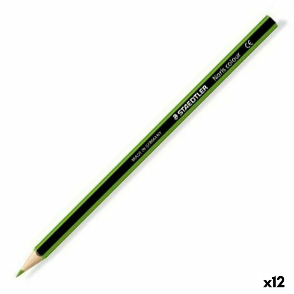 Crayons de couleur Staedtler Wopex Vert (12 Unités)