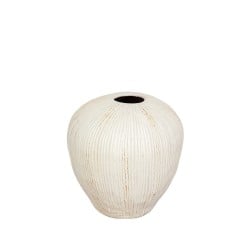 Vase Romimex Beige Terracotta 40 x 40 x 40 cm