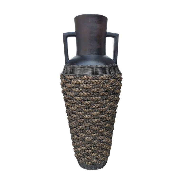 Vase de sol Romimex Marron Rotin Terre cuite 35 x 100 x 35 cm