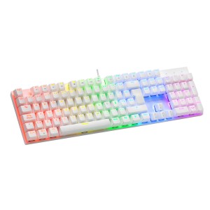 Clavier Mars Gaming MK422 Blanc Qwerty portugais