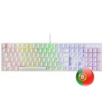 Clavier Mars Gaming MK422 Blanc Qwerty portugais