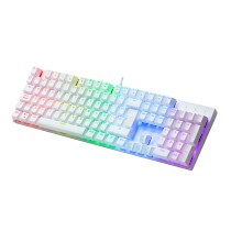 Clavier Mars Gaming MK422 Blanc Qwerty portugais