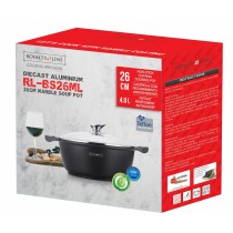 Casserole Royalty Line Black Ø 26 cm 26 x 26 x 9 cm