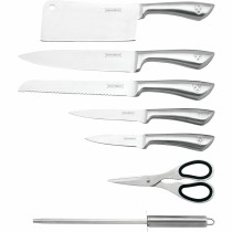 Set of Kitchen Knives and Stand Royalty Line Silver Stainless steel 15 x 15 x 35 cm