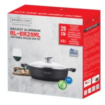 Saucepan Royalty Line Black 33 x 31 x 13 cm