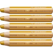 Buntstifte Stabilo Woody Gold 3 in 1 (5 Stück)