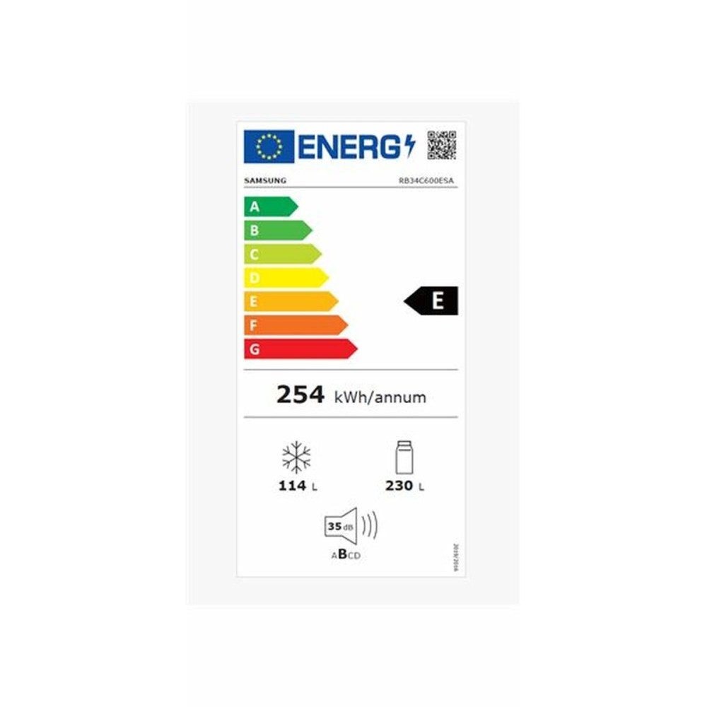 Kühl-Gefrierkombination Samsung RB34C600ESAEF Stahl