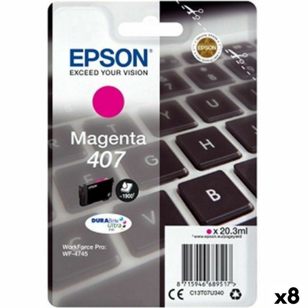 Original Ink Cartridge Epson WorkForce Pro 4745 Series Magenta (8 Units)