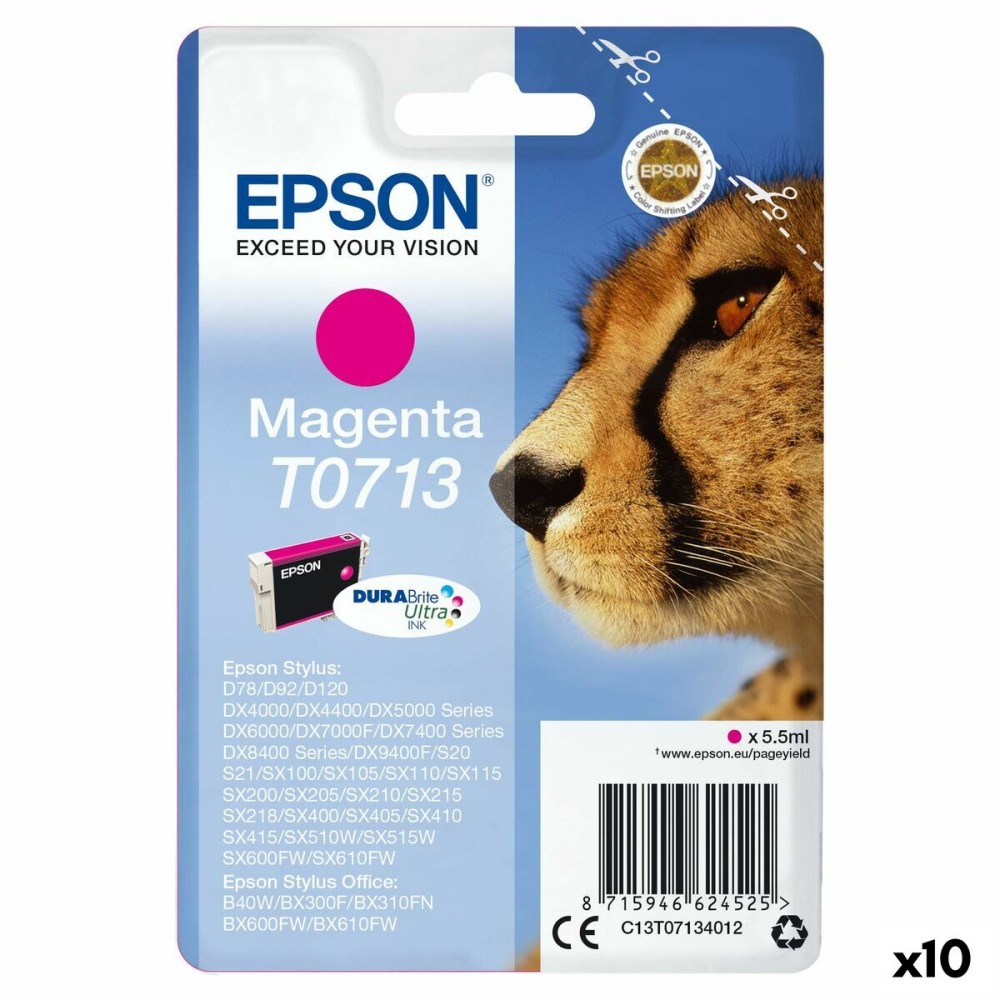 Cartouche d'encre originale Epson D-78/92/120/DX-4000/5000/6000/7000F Magenta (10 Unités)