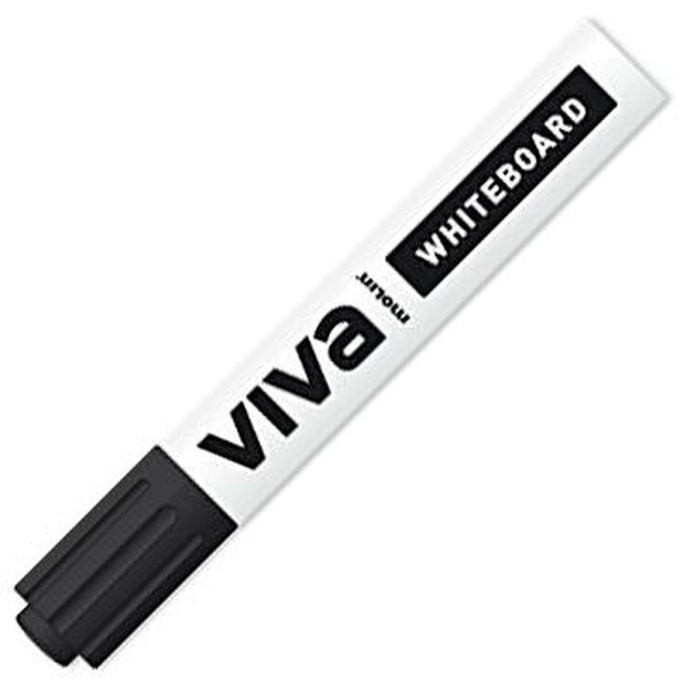 Whiteboard marker Molin Viva Black (12 Units)