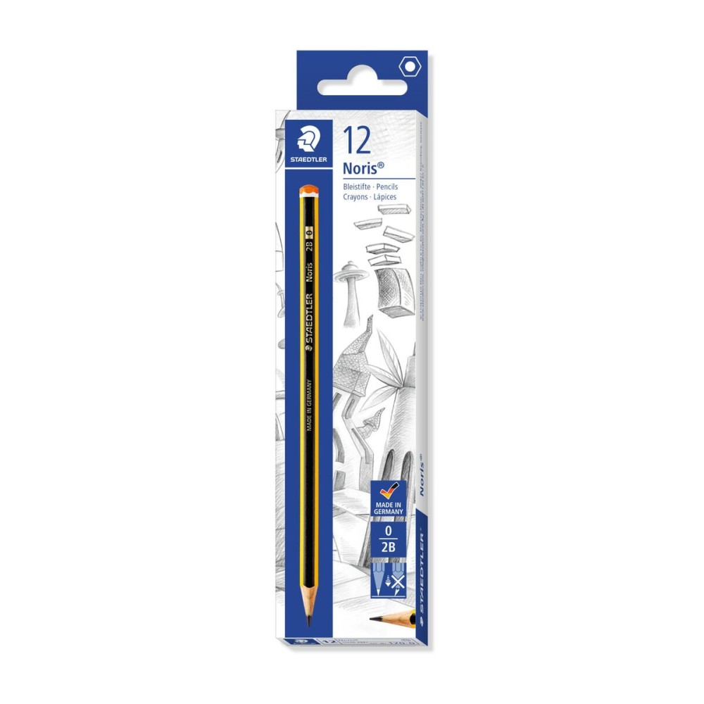 Pencil Staedtler Noris 120-0 Hexagonal 2B (12 Units)