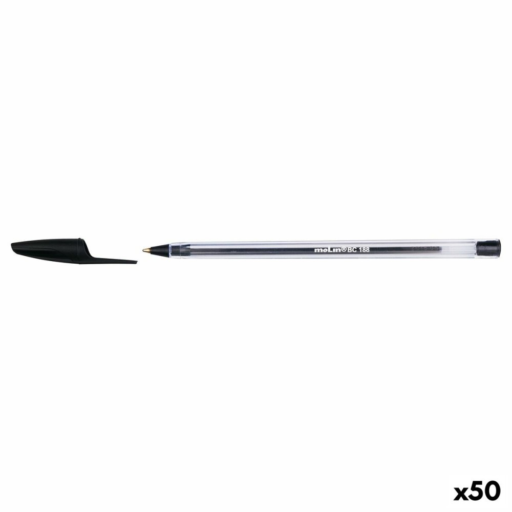 Stift Molin BC188 Kristall 1 mm Schwarz (50 Stück)