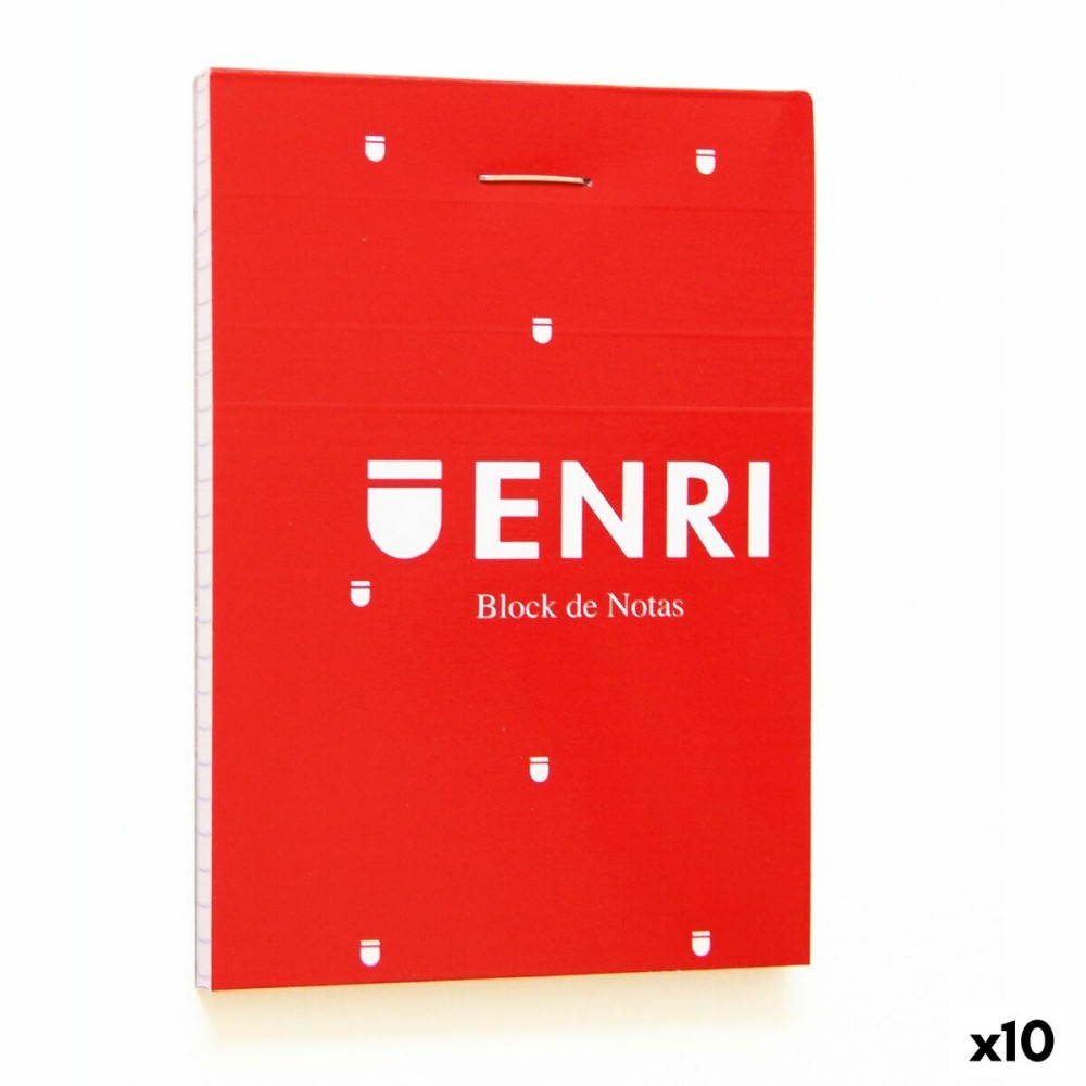 Paper Bag ENRI Red A7 80 Sheets 4 mm (10 Units)