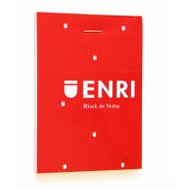 Paper Bag ENRI Red A7 80 Sheets 4 mm (10 Units)