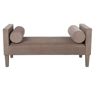 Foot-of-bed Bench Alexandra House Living Cream Wood 113 x 52 x 53 cm