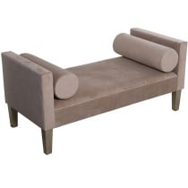 Foot-of-bed Bench Alexandra House Living Cream Wood 113 x 52 x 53 cm