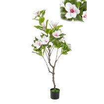 Deko-Blumen Romimex Weiß Magnolia 50 x 130 x 50 cm