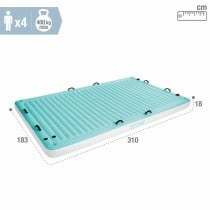 Matelas Gonflable Colorbaby Water Lounge Blanc Turquoise (Reconditionné A)