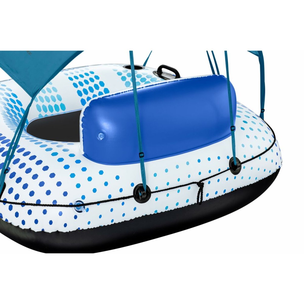 Bestway Bouée Gonflable avec Poignées Rapid Rider avec Parasoleil D137 cm Plage et Piscine 43725