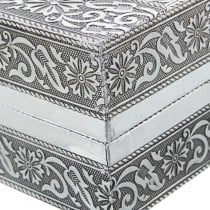 Box-Schmuckkästchen Alexandra House Living Silberfarben Metall 38 x 8 x 20 cm