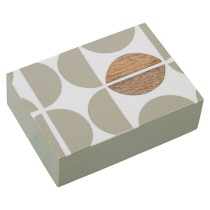 Box-Schmuckkästchen Alexandra House Living Braun Grau Kunststoff 18 x 6 x 13 cm