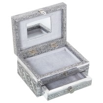 Box-Schmuckkästchen Alexandra House Living Silberfarben Metall 18 x 9 x 13 cm