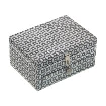 Jewelry box Alexandra House Living Silver Metal 18 x 9 x 13 cm