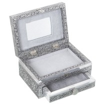 Jewelry box Alexandra House Living Silver Metal 18 x 9 x 13 cm