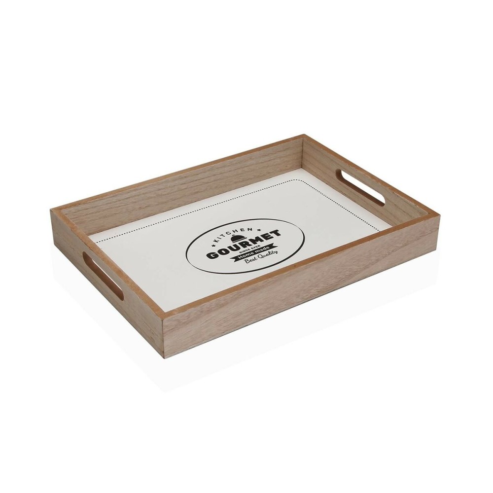 Schale Versa Gourmet Holz MDF 24 x 4,5 x 34 cm