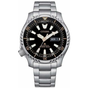 Herrenuhr Citizen NY0160-66E Schwarz Silberfarben