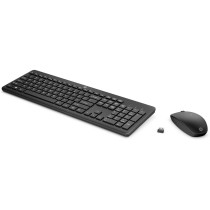 Tastatur mit Maus HP 18H24AA Schwarz QWERTY Qwerty US