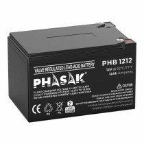 Battery for Uninterruptible Power Supply System UPS Phasak PHB 1212 12 Ah 12 V