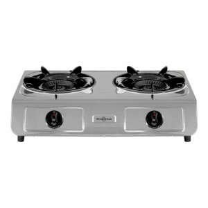 gas stove Vitrokitchen 265IB Black Steel Stainless steel