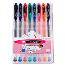 Set of Biros Uni-Ball Rollerball Signo UM-120 Multicolour 0,5 mm