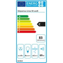 Konventioneller Rauchfang Mepamsa Linea Weiß  