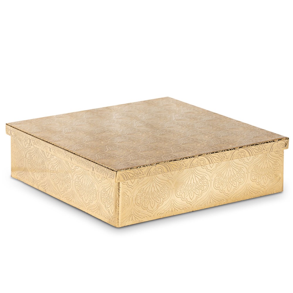 Dekorative Box Alexandra House Living Bunt Holz 19 x 6 x 19 cm