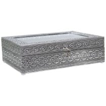 Uhrenbox Alexandra House Living Schwarz Silberfarben Metall 20 x 28 x 20 cm