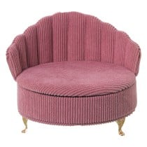 Jewelry box Alexandra House Living Pink Textile 17 x 15 x 17 cm Armchair